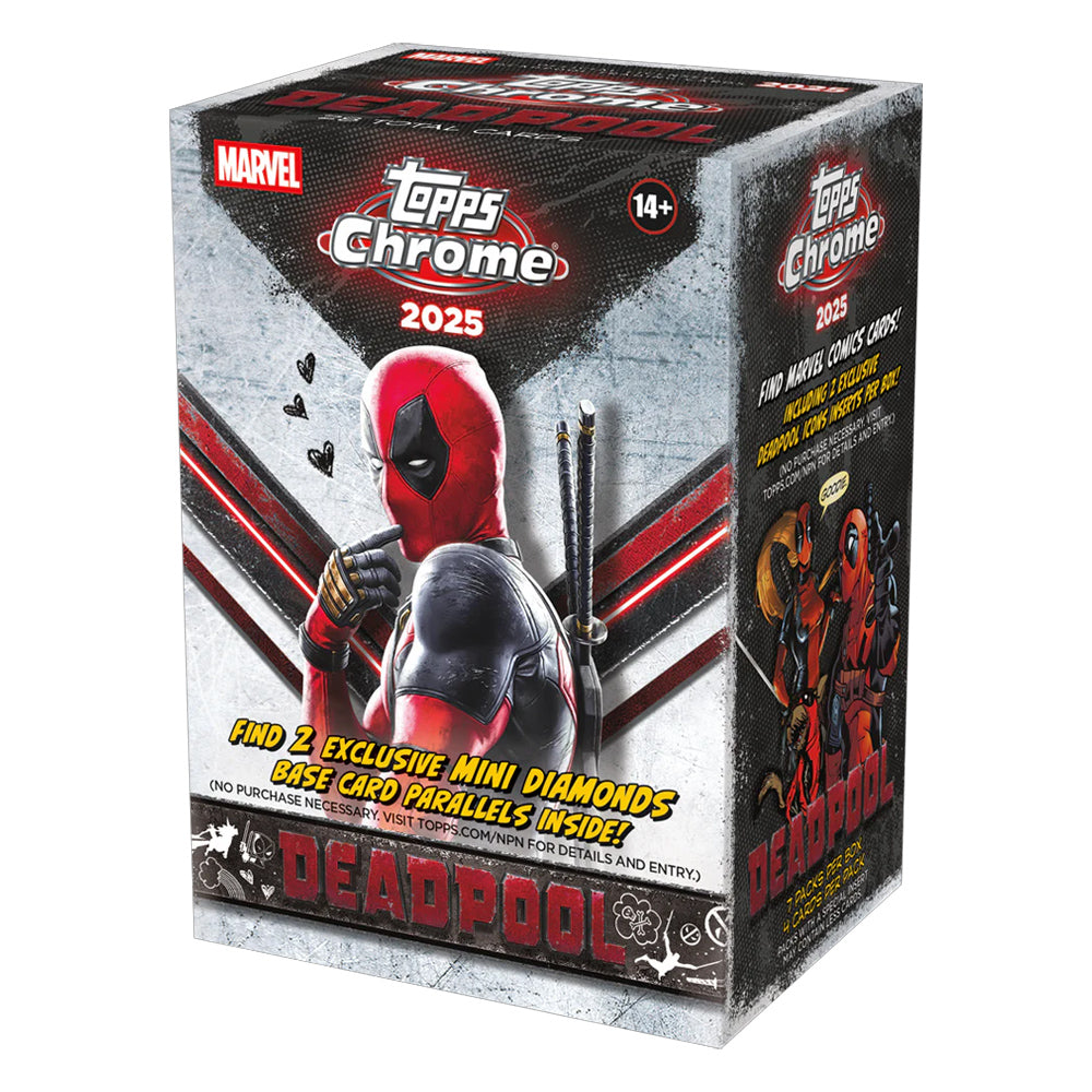 Pre Order - 2025 Topps Deadpool Chrome Blaster / Value Box