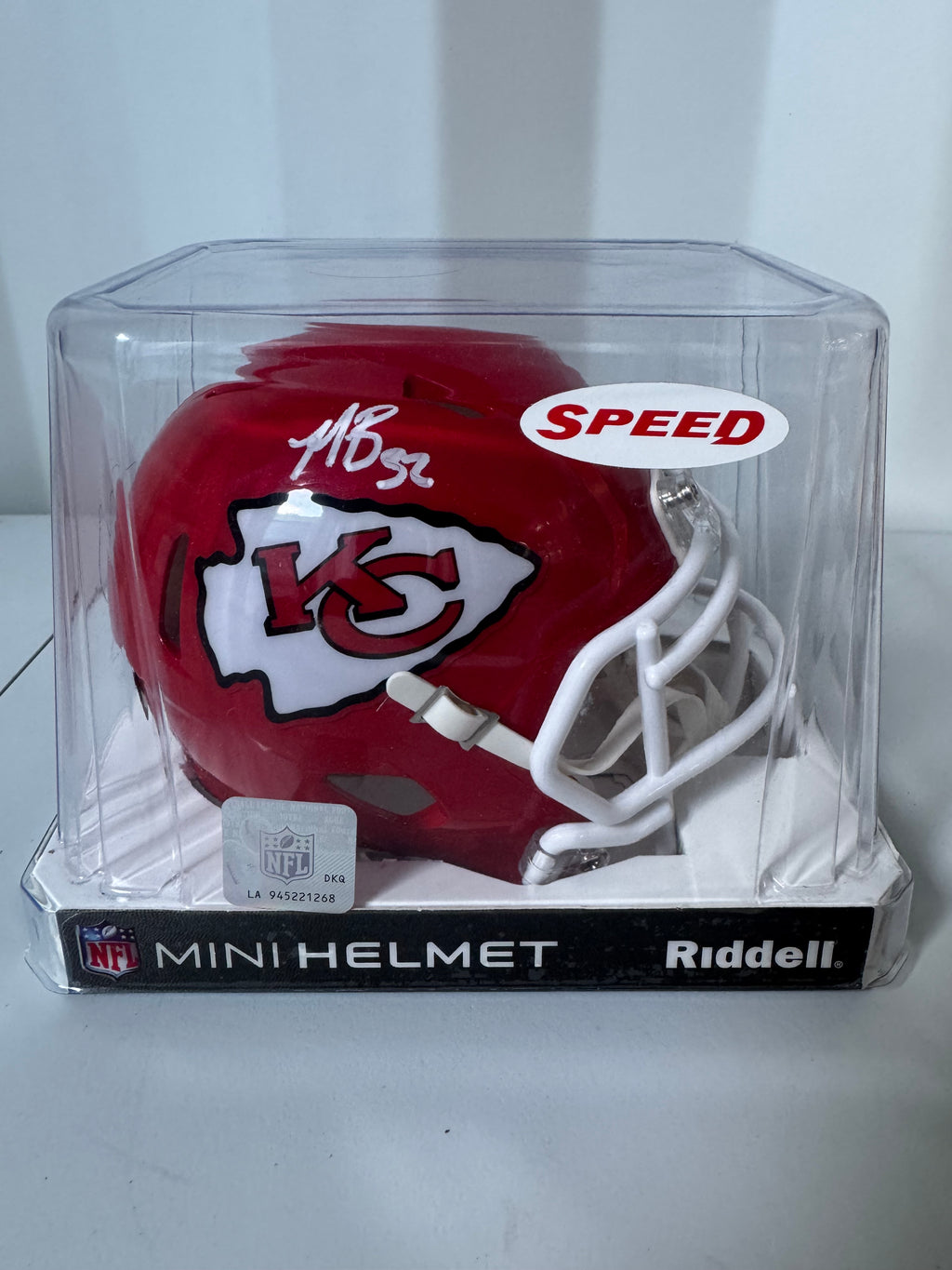 Nick Bolton Signed Speed Mini Helmet (Chiefs - Beckett COA)