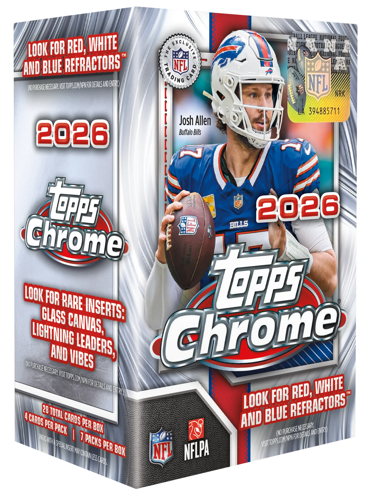 2026 Topps Chrome Football Value Box (PRE-ORDER)