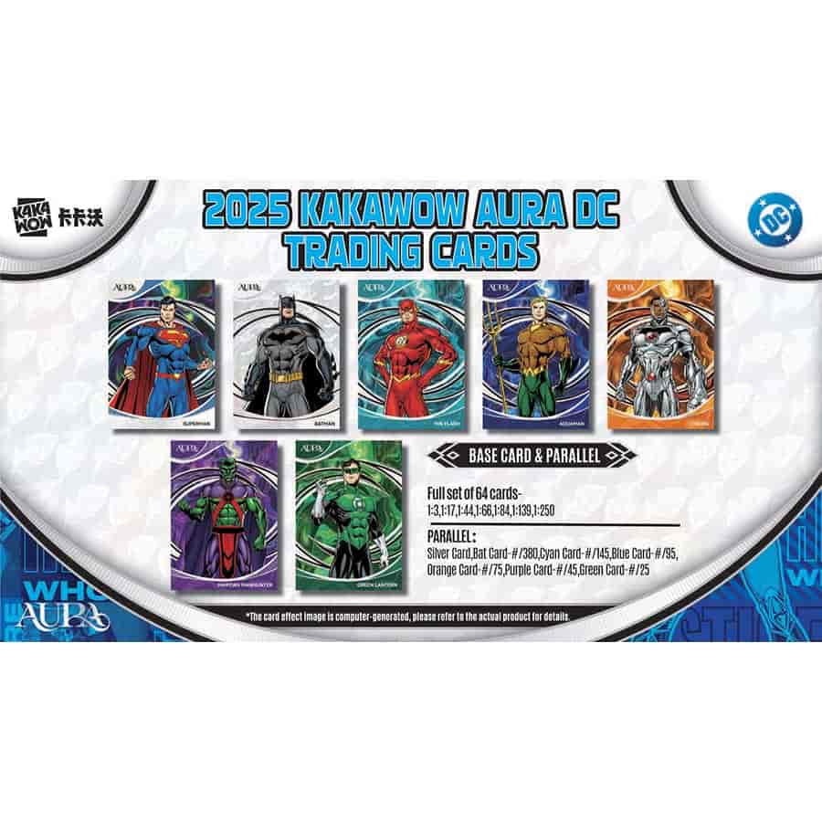 2025 Kakawow DC Aura Trading Cards Hobby Edition