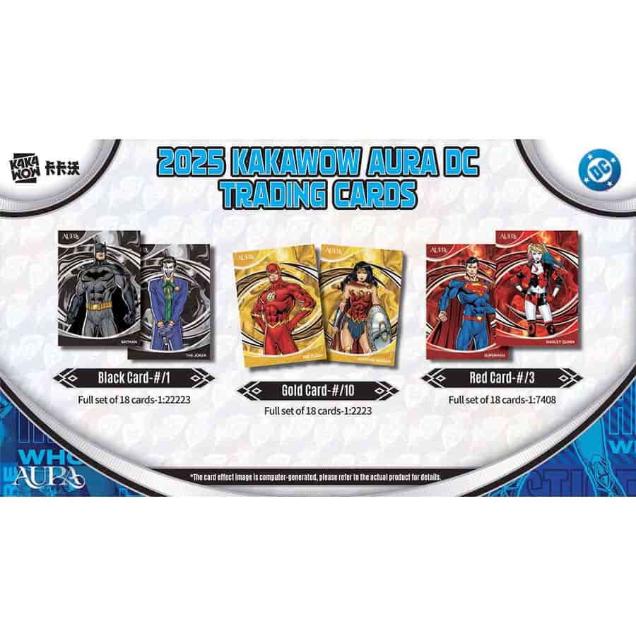 2025 Kakawow DC Aura Trading Cards Hobby Edition