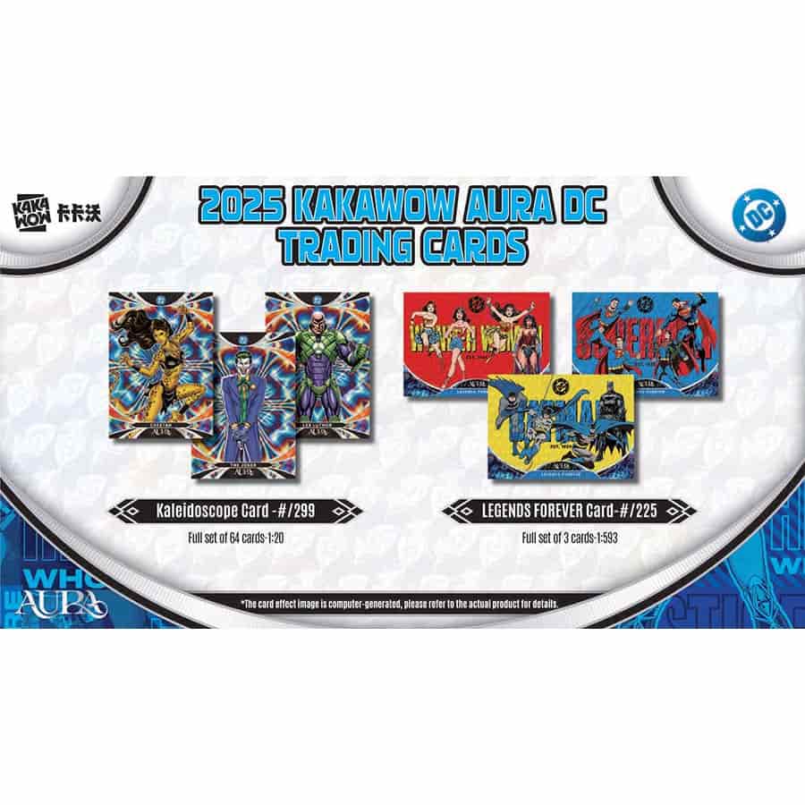 2025 Kakawow DC Aura Trading Cards Hobby Edition