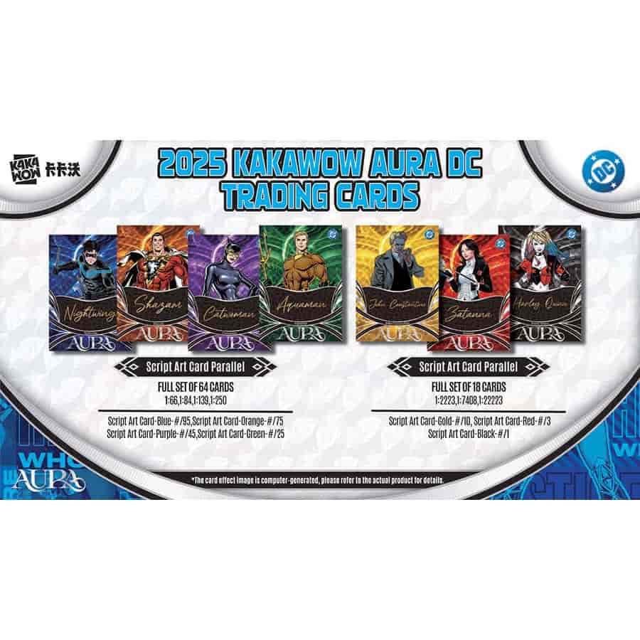 2025 Kakawow DC Aura Trading Cards Hobby Edition