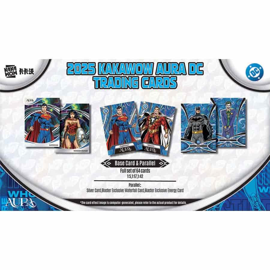 2025 Kakawow DC Aura Trading Cards Blaster Edition