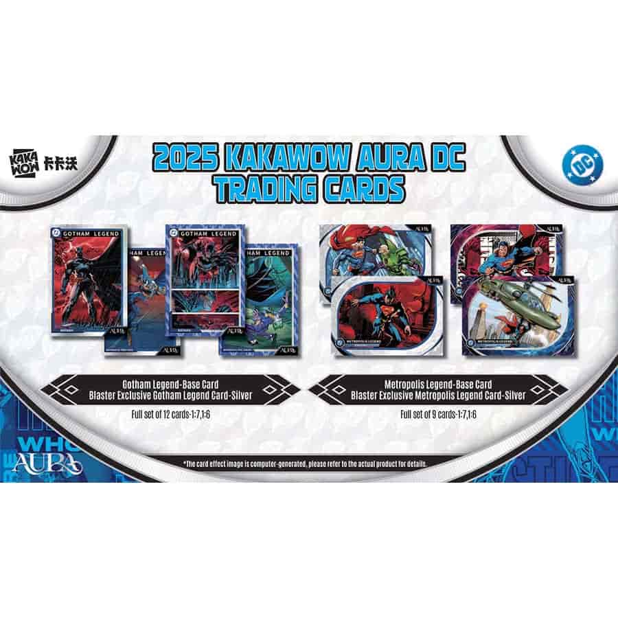 2025 Kakawow DC Aura Trading Cards Blaster Edition