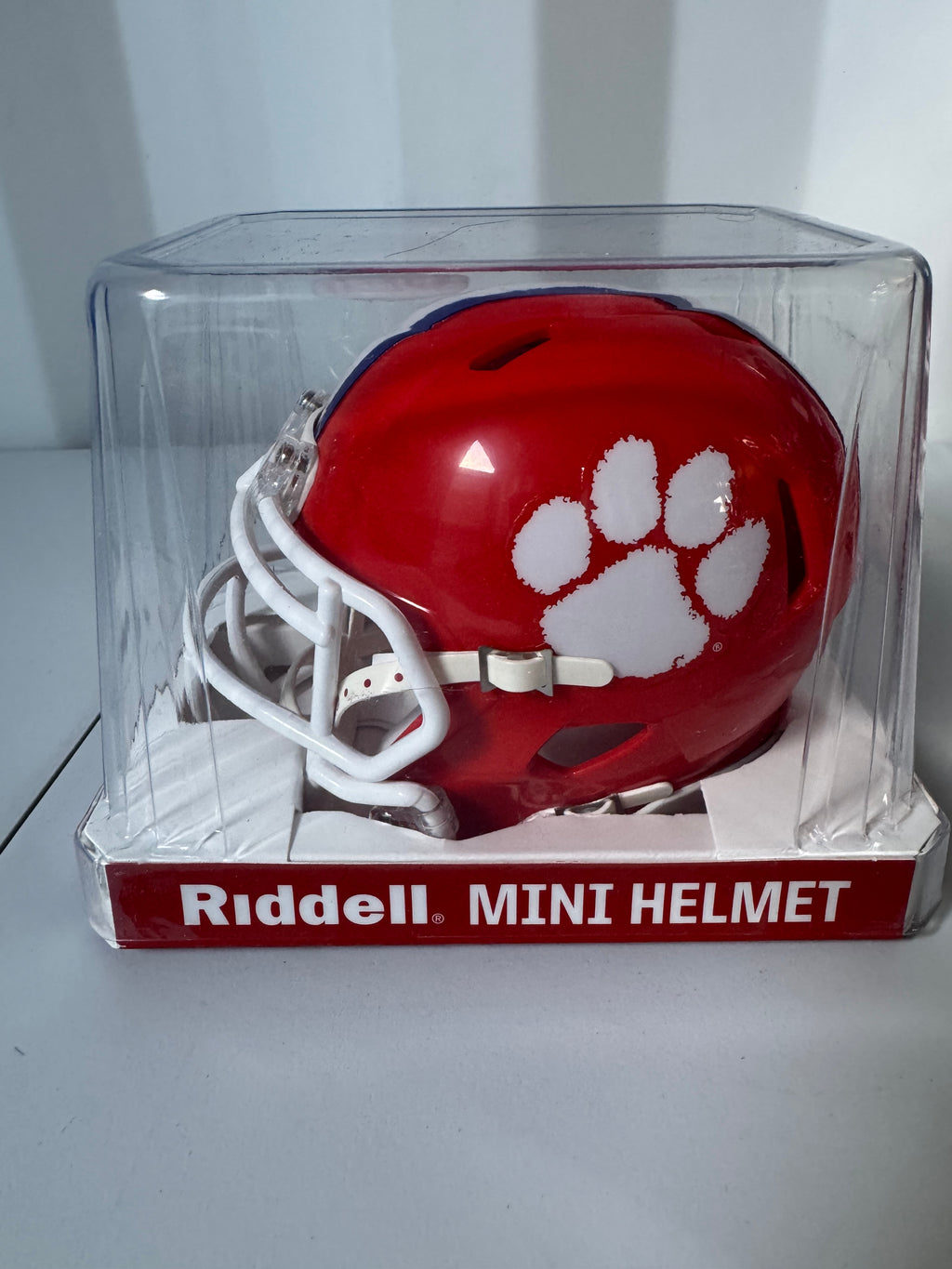 Travis Etienne Jr. Signed Speed College Mini Helmet (Jaguars - Beckett COA)