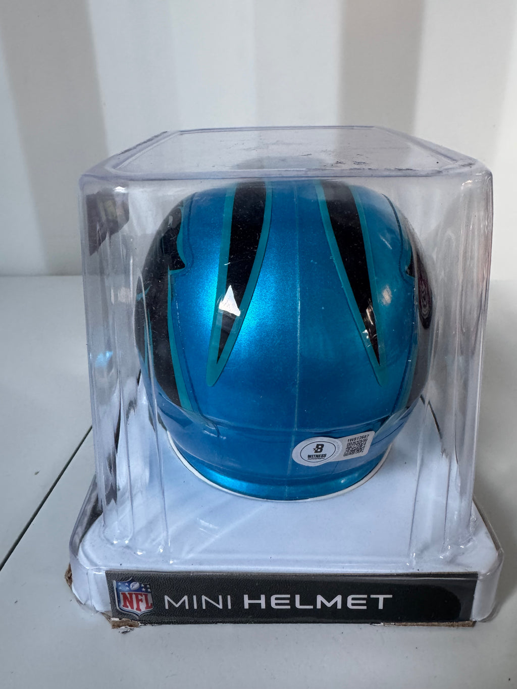 Xavier Legette Signed Flash Alternate Mini Helmet (Panthers - Beckett COA)