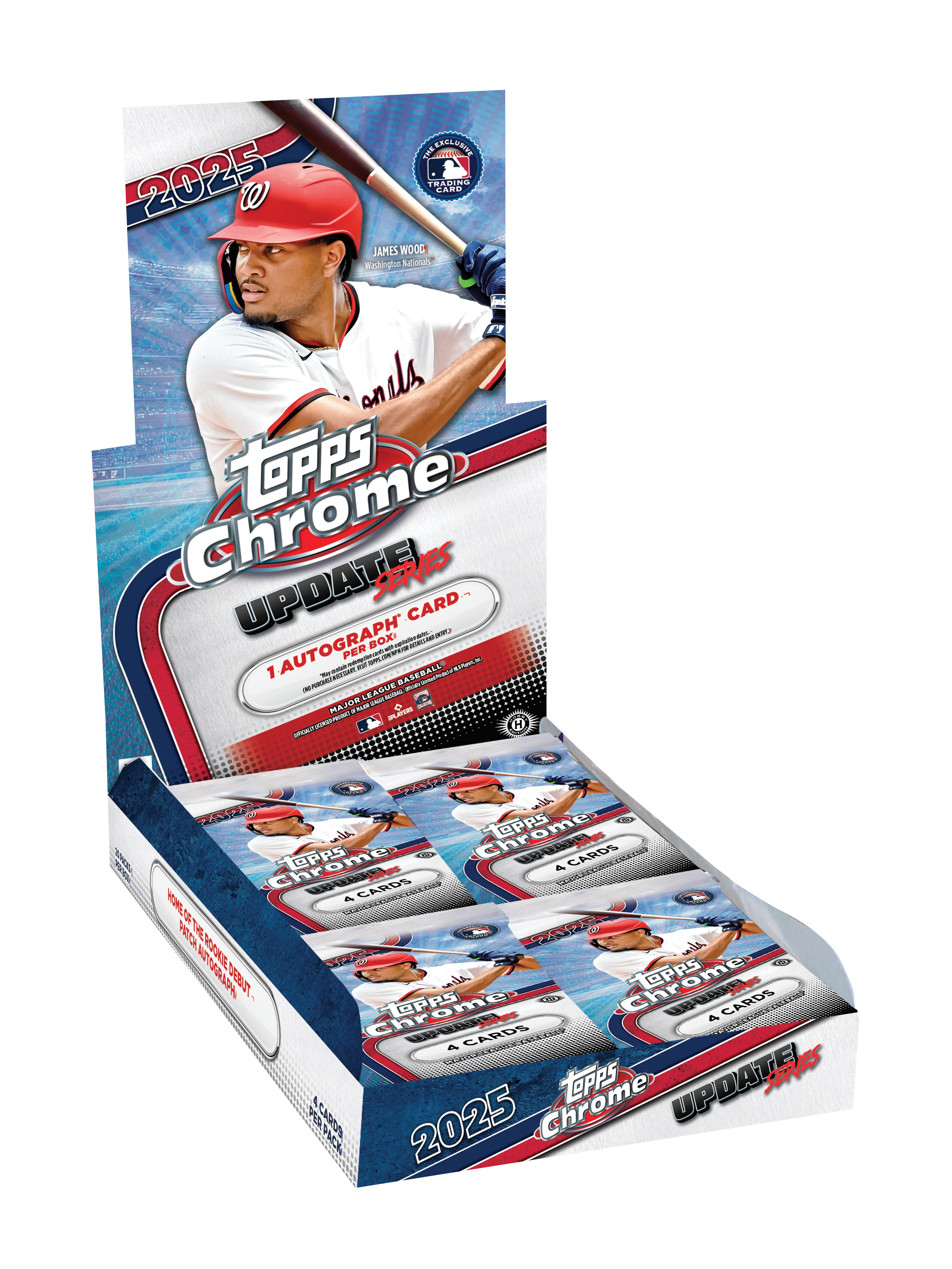 2025 Topps Chrome Update Series Baseball Hobby Box