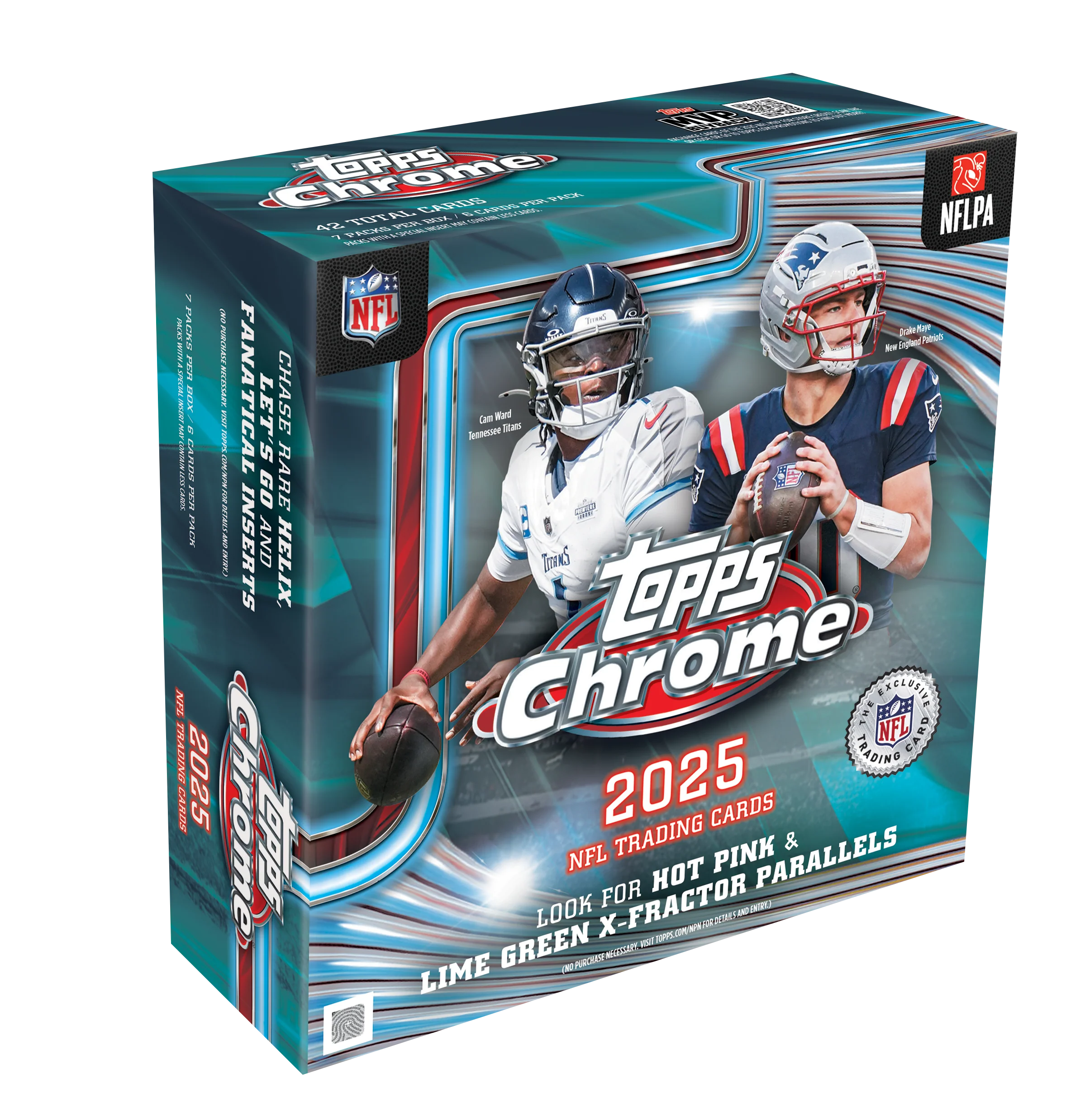 2025 Topps Chrome NFL Football Mega Box