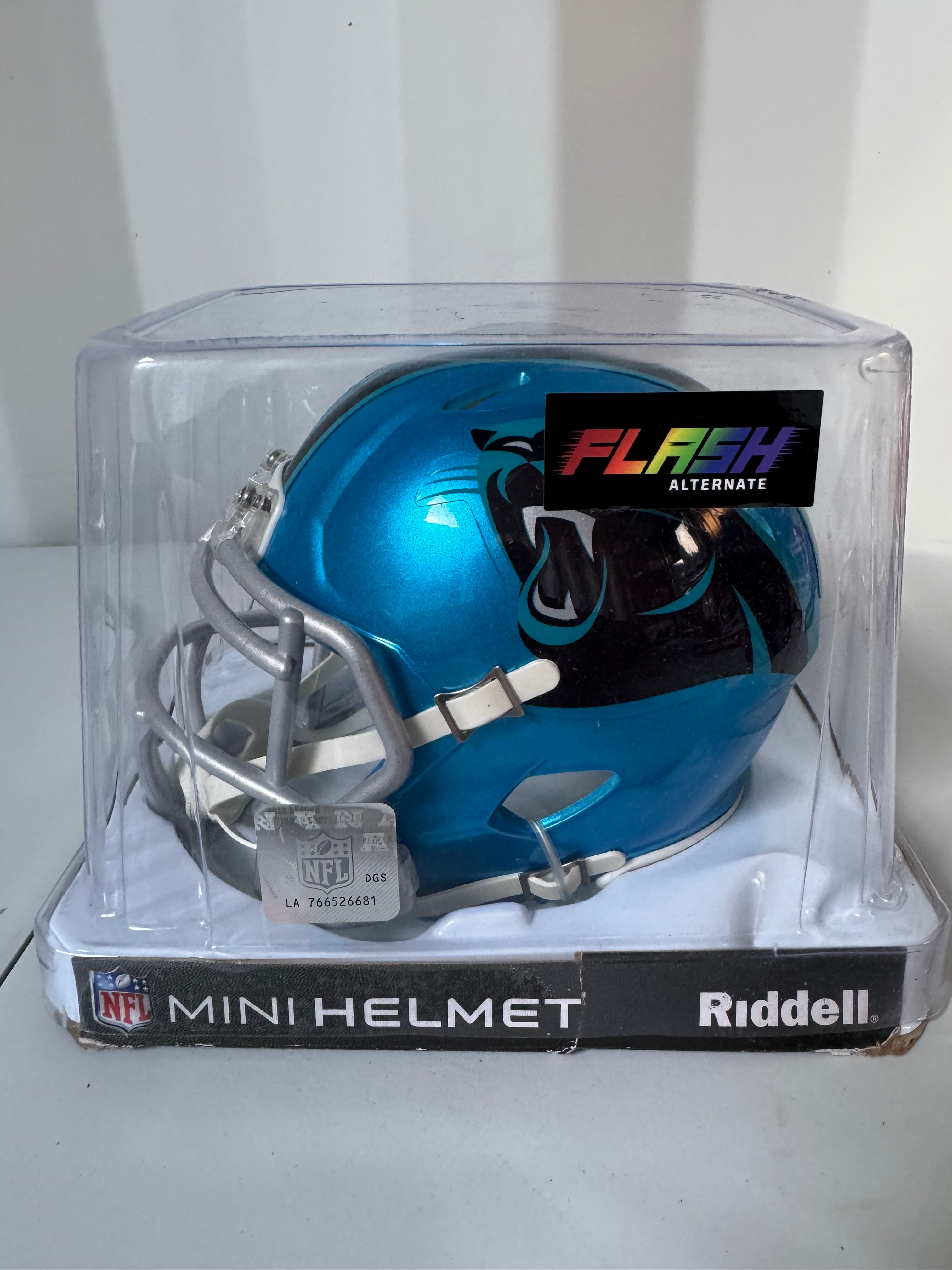 Xavier Legette Signed Flash Alternate Mini Helmet (Panthers - Beckett COA)