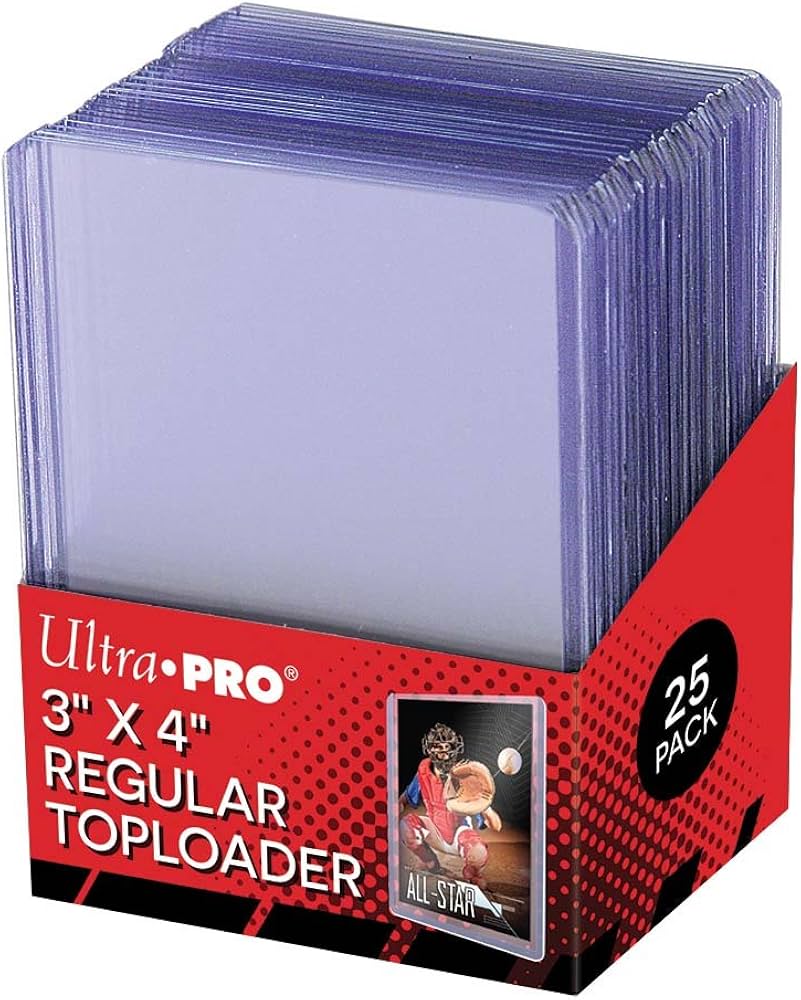 Ultra Pro 3"x"4 Regular Toploaders 35pt - 25 Pack