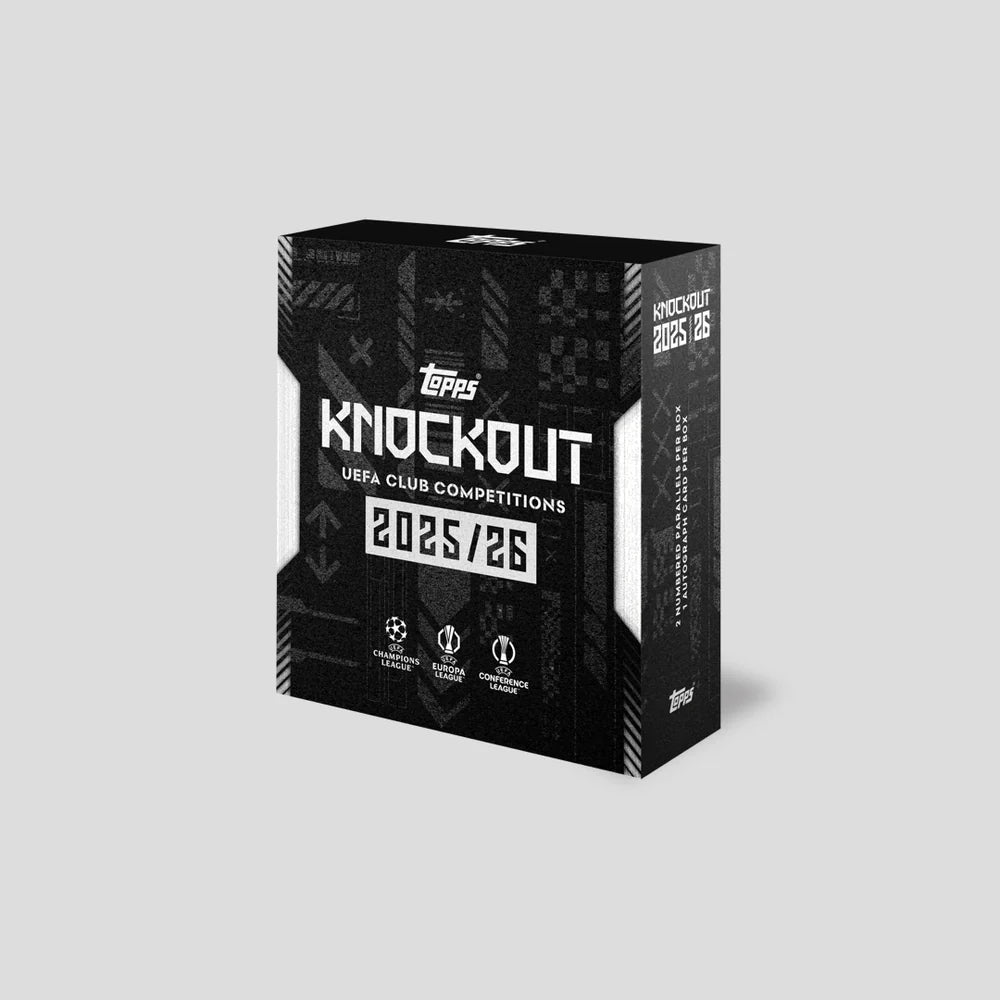 2025-26 Topps UEFA Club Competitions Knockout Soccer Hobby Box