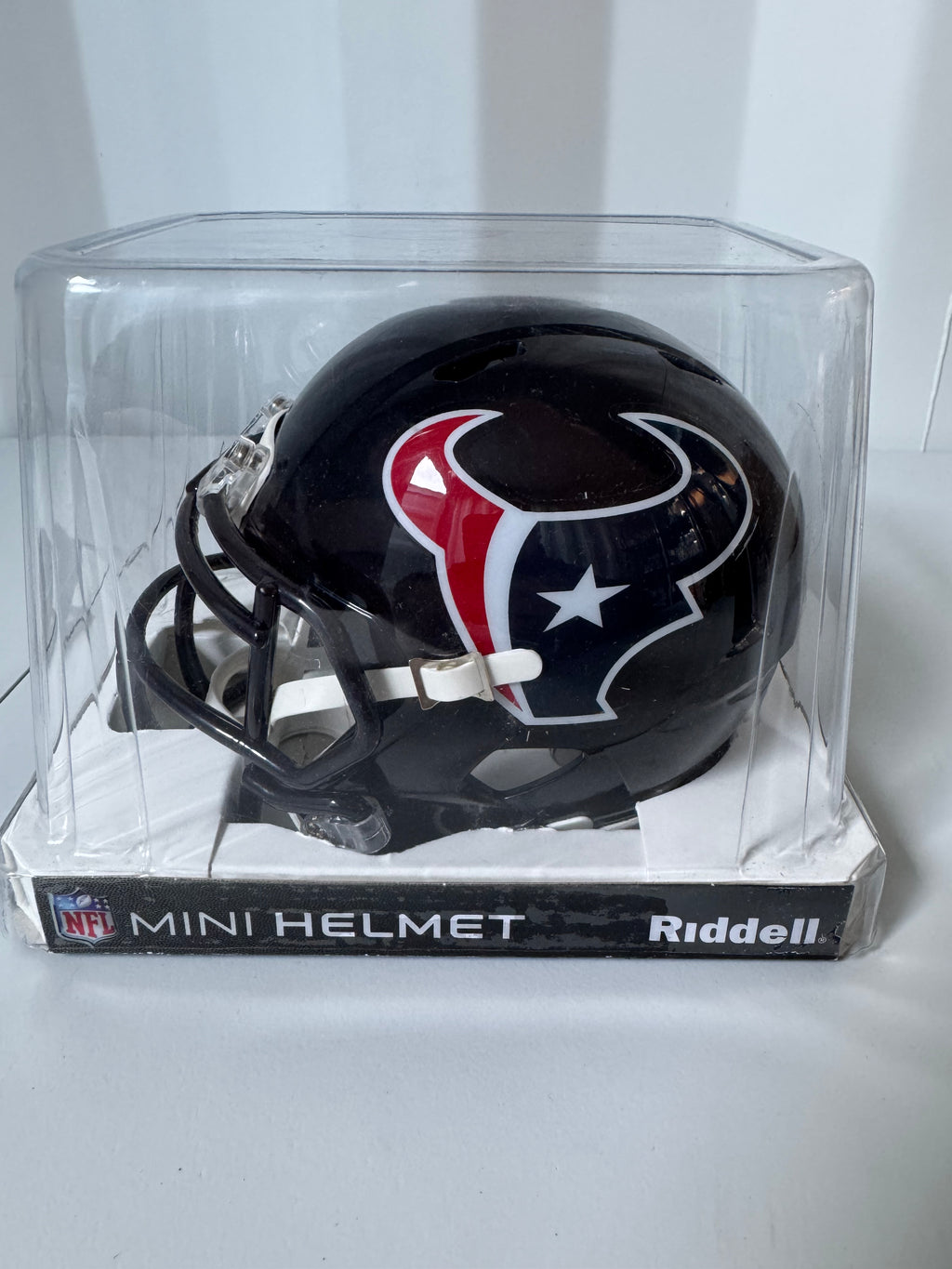 Jayden Higgins Signed Mini Helmet (Texans - JSA COA)