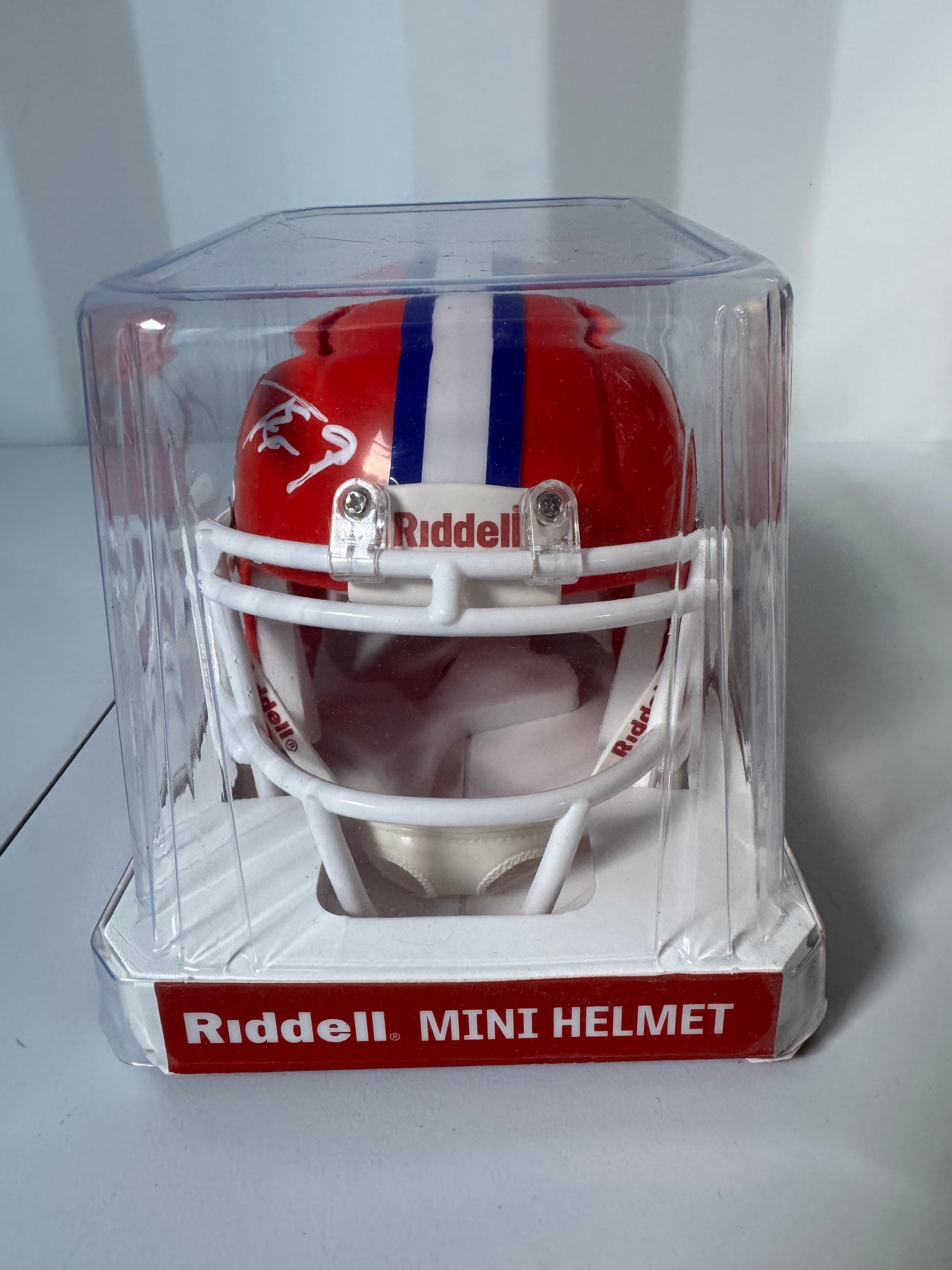 Travis Etienne Jr. Signed Speed College Mini Helmet (Jaguars - Beckett COA)