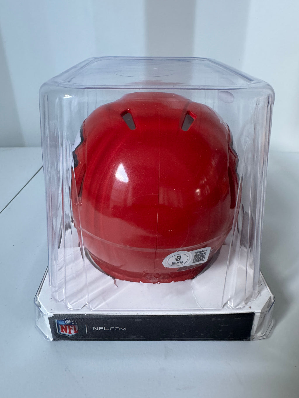 Nick Bolton Signed Speed Mini Helmet (Chiefs - Beckett COA)