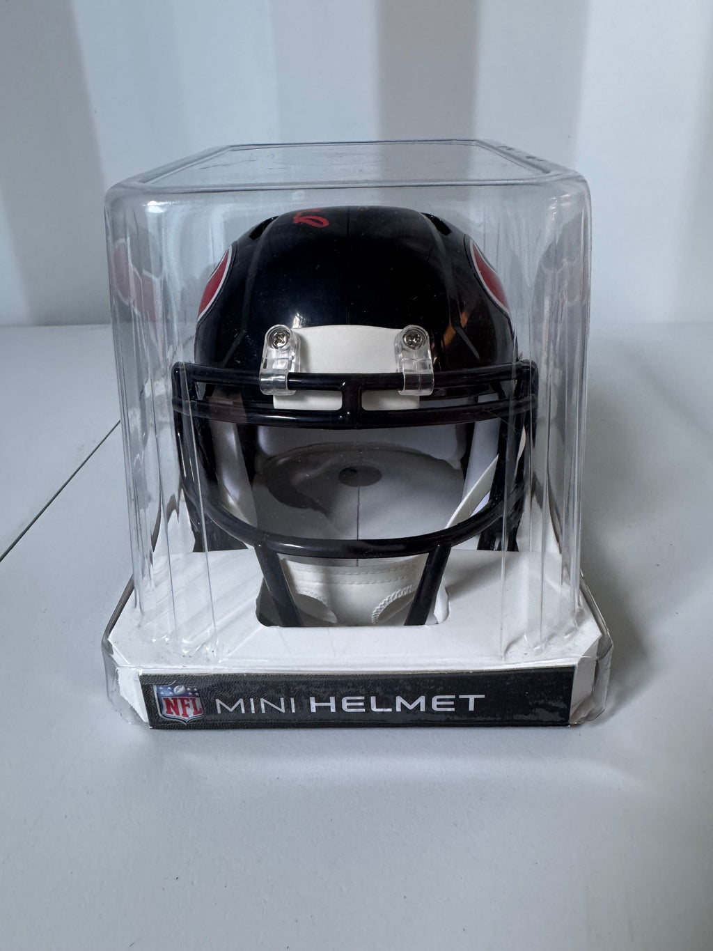 Jayden Higgins Signed Mini Helmet (Texans - JSA COA)