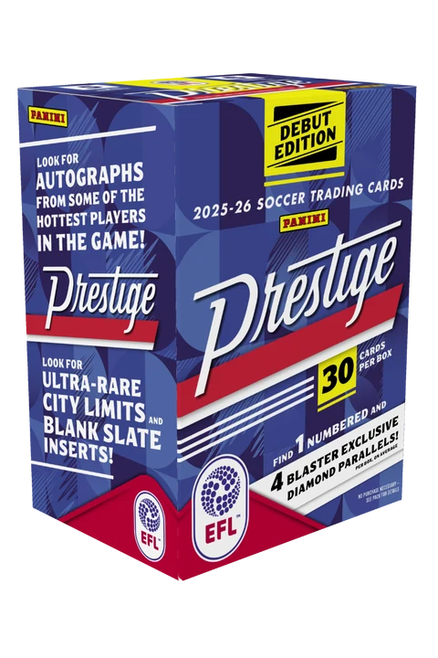 2025-26 Panini Prestige EFL International Blaster Box
