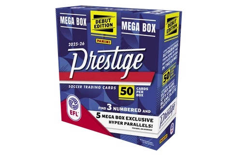 2025-26 Panini Prestige EFL International Mega Box