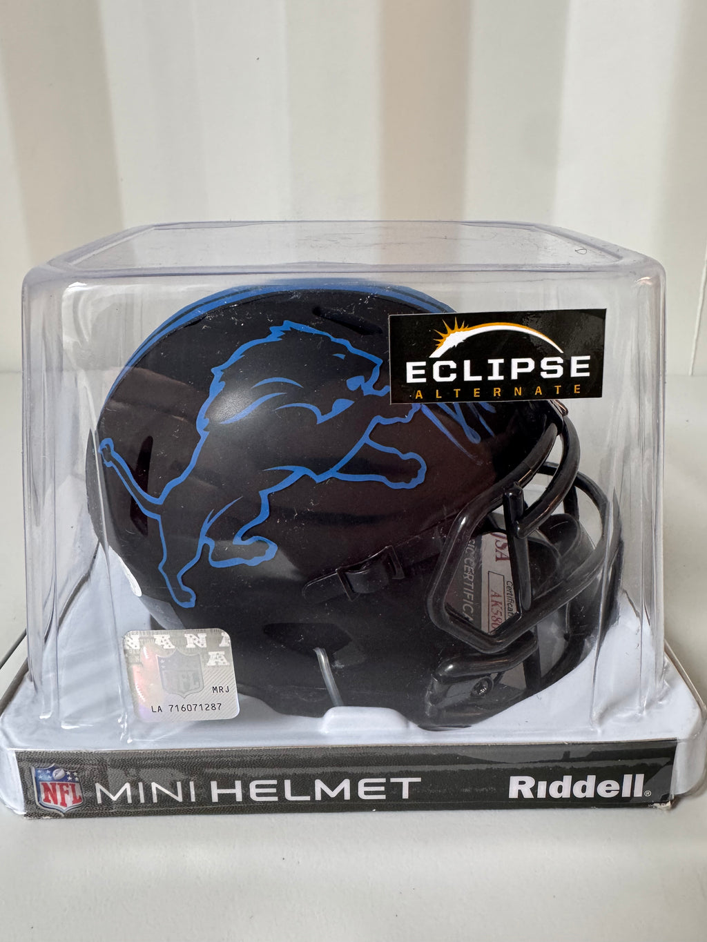 Hendon Hooker Signed Eclipse Alternate Speed Mini Helmet (Lions - JSA COA)