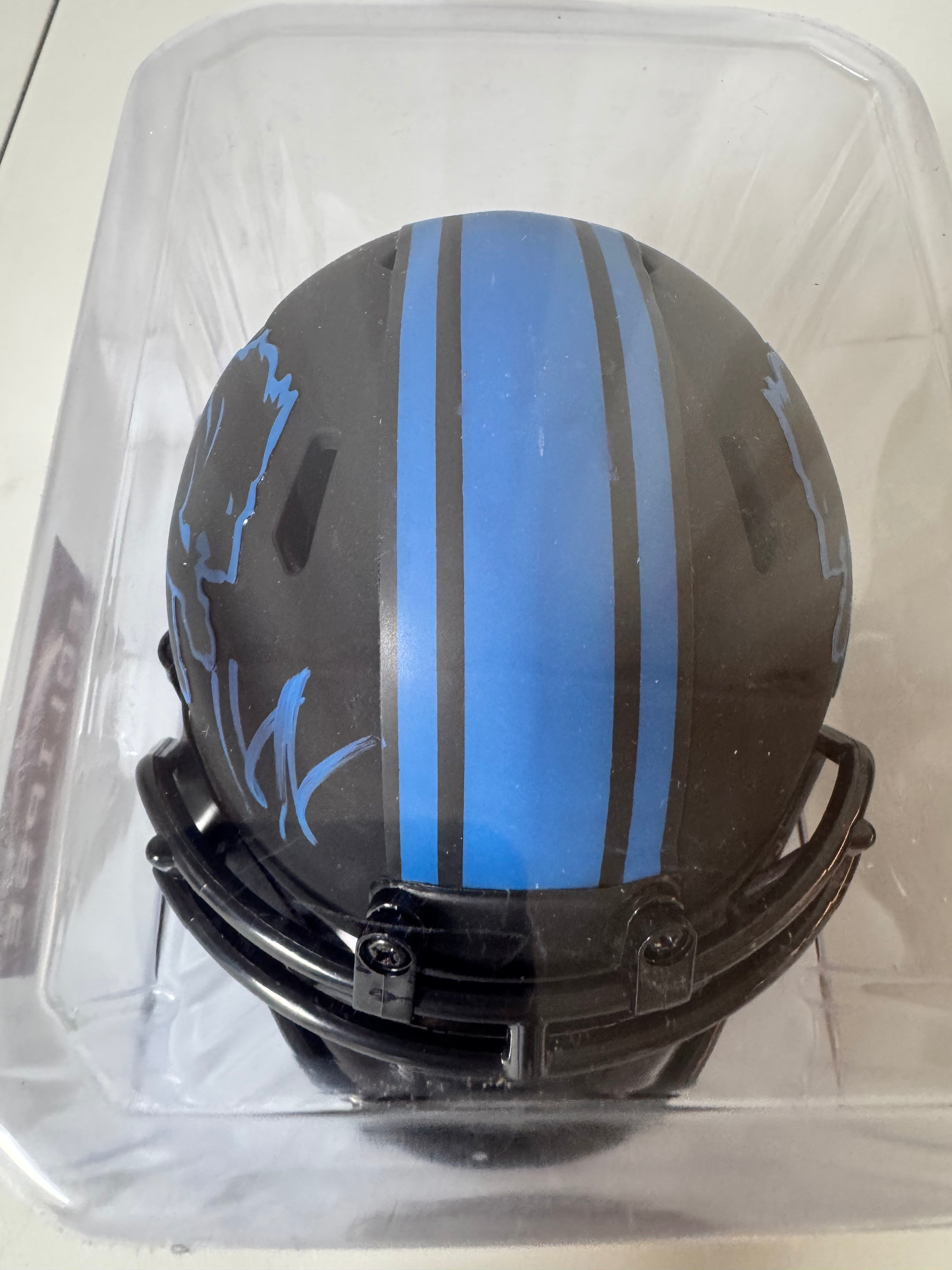 Hendon Hooker Signed Eclipse Alternate Speed Mini Helmet (Lions - JSA COA)