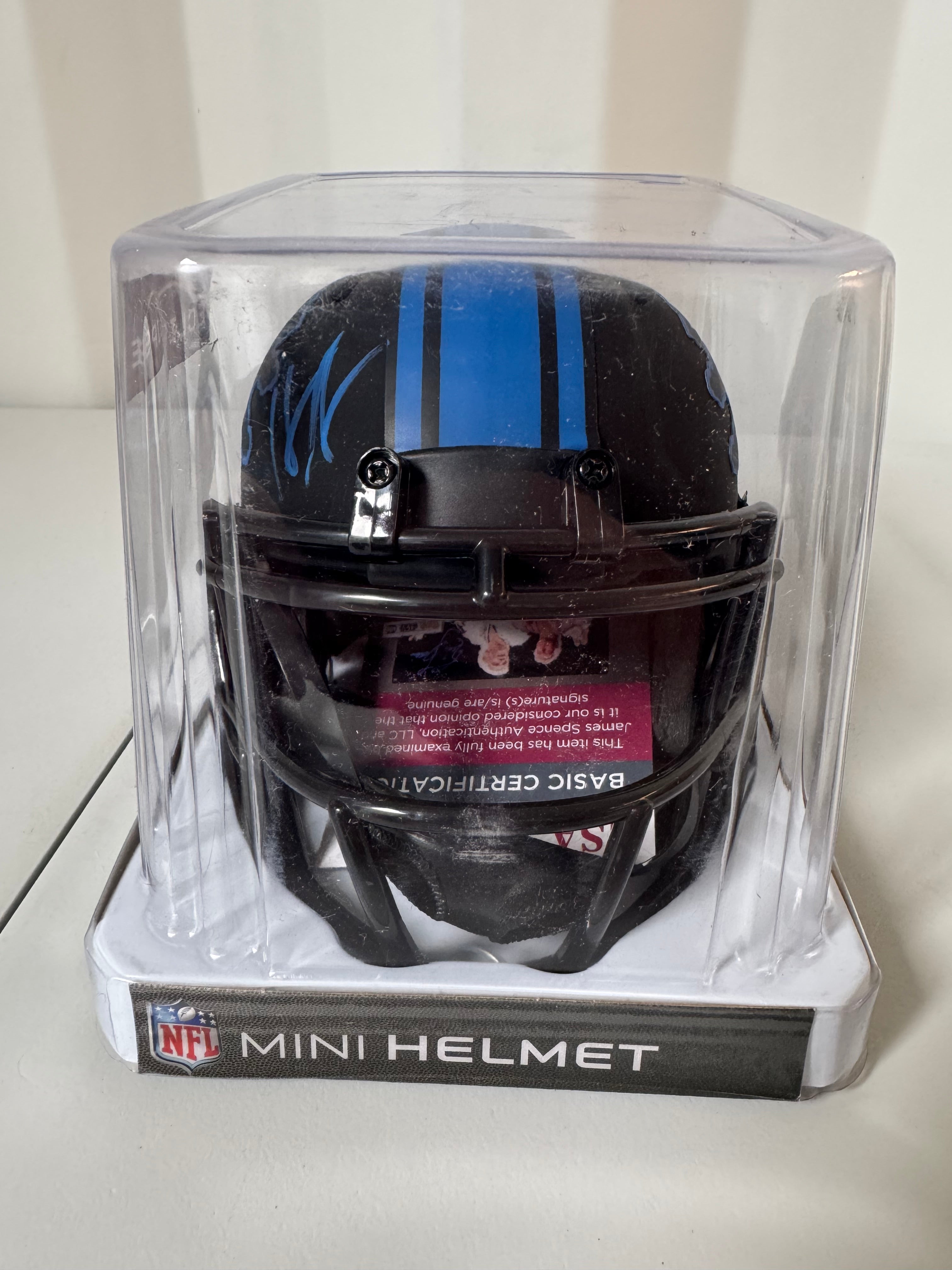 Hendon Hooker Signed Eclipse Alternate Speed Mini Helmet (Lions - JSA COA)