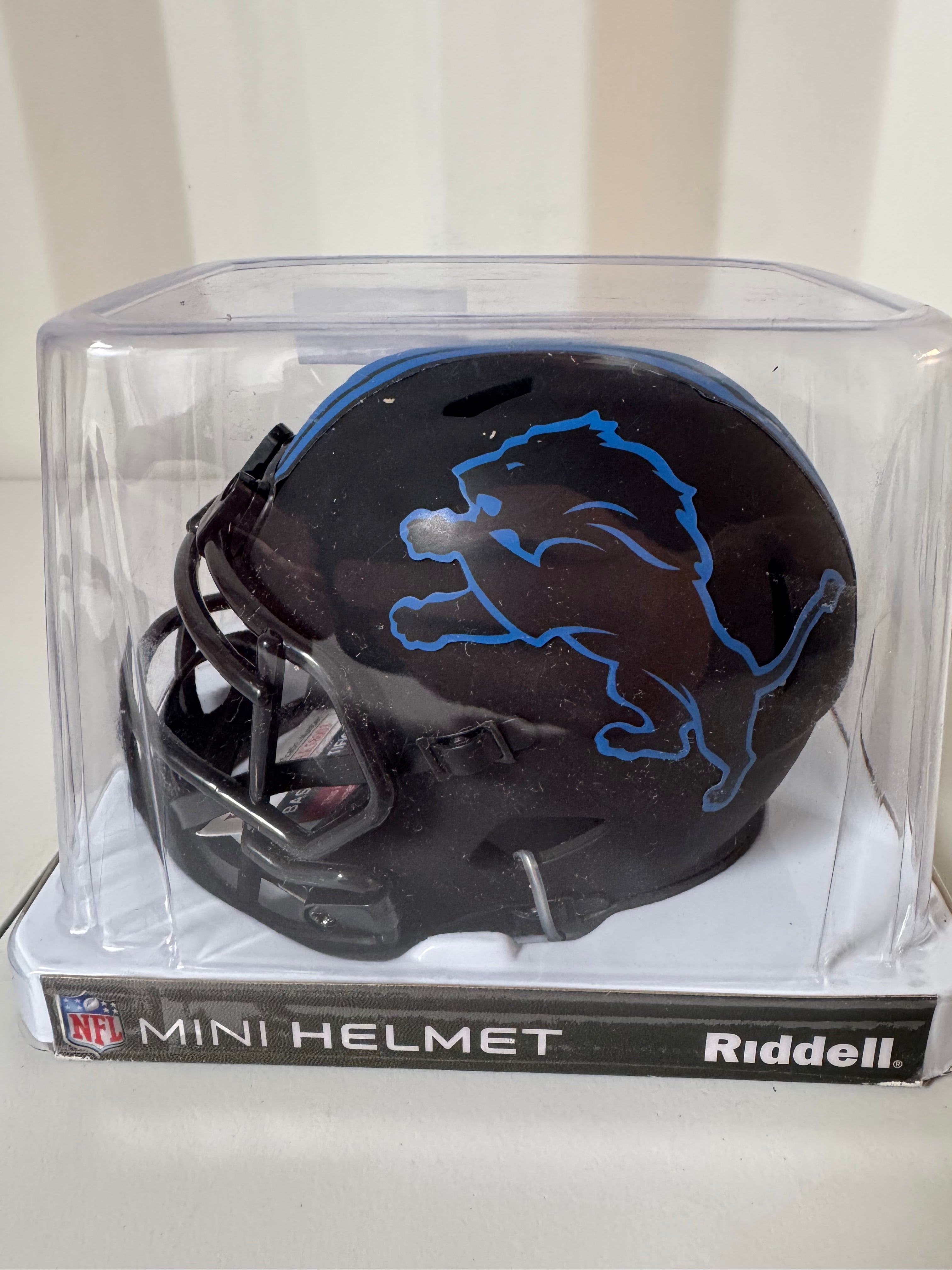 Hendon Hooker Signed Eclipse Alternate Speed Mini Helmet (Lions - JSA COA)