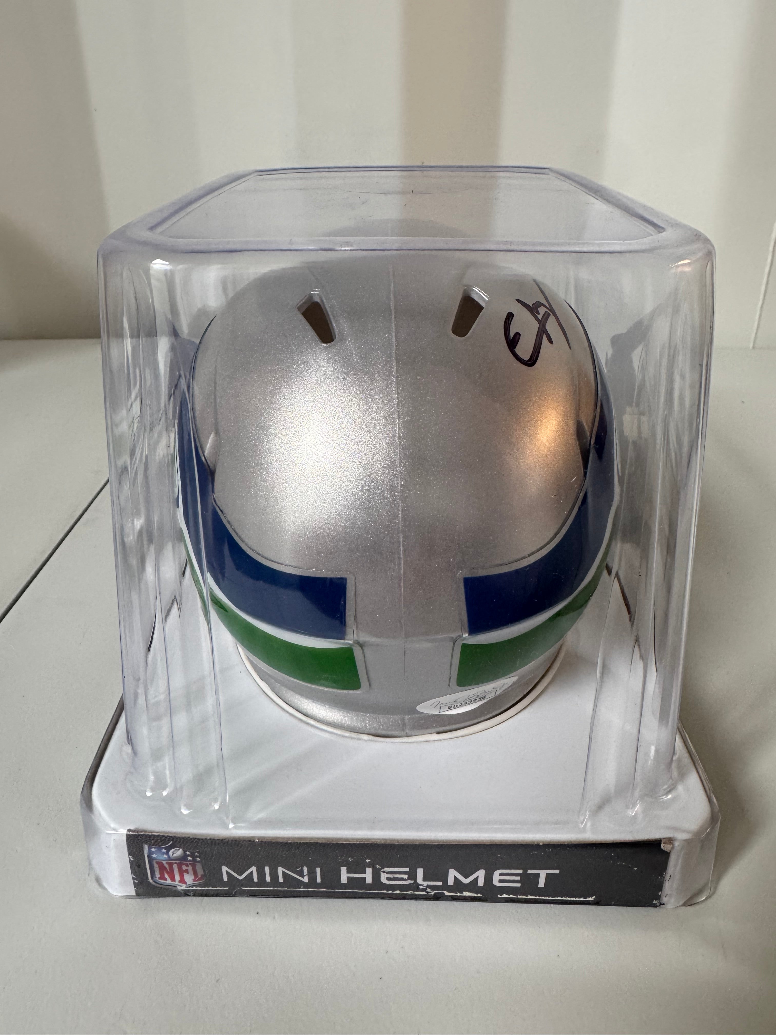 Elijah Arroyo Signed Mini Helmet (Seahawks - JSA COA)