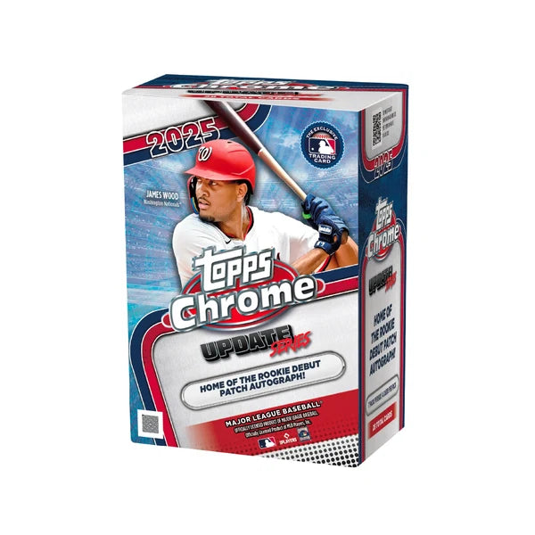 2025 Topps Chrome Baseball Update Series Blaster Box