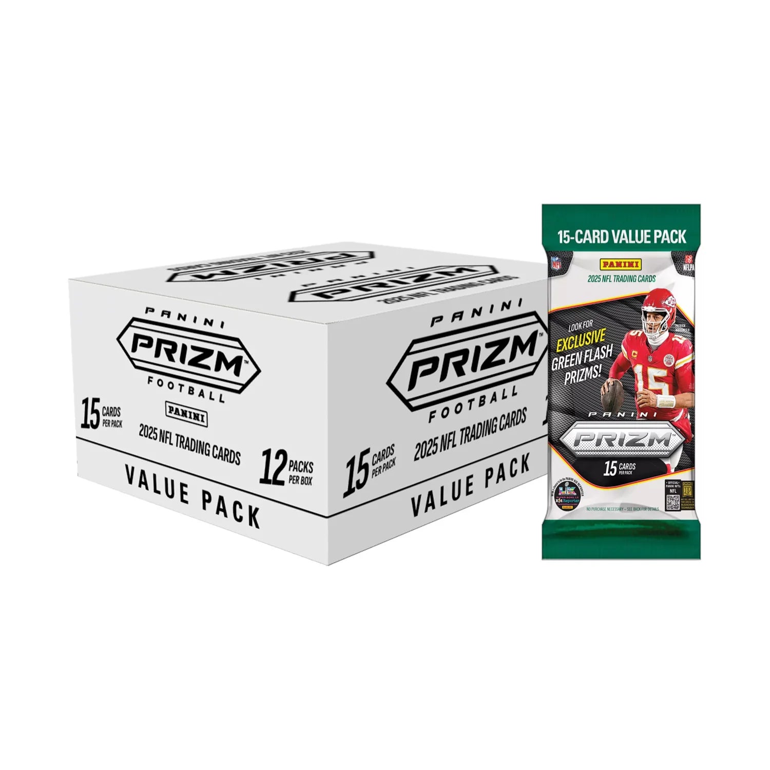 2025 Panini Prizm Football Fat Pack Box (12 Packs)