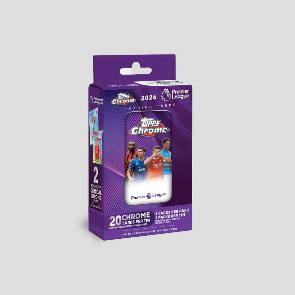 2025/26 Topps Premier League Chrome Soccer Tin