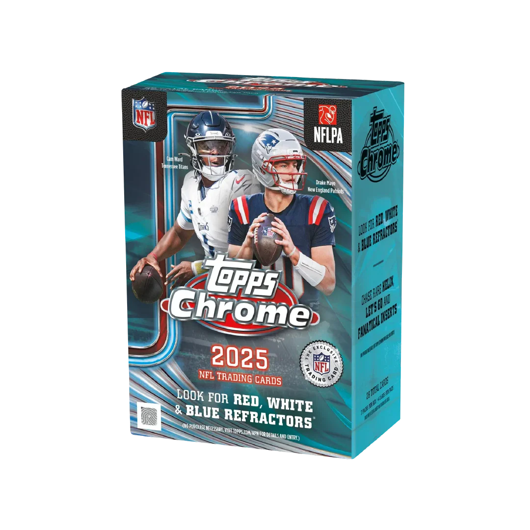 2025 Topps Chrome Football Blaster Box